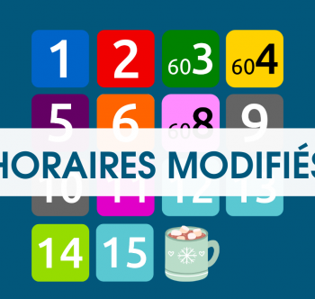 Vignette horaires modifiés